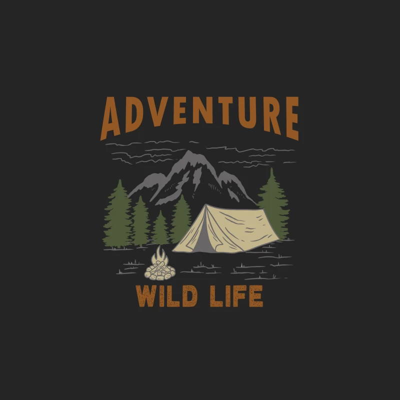 Abenteuer im wilden Leben: Camping vor der Bergkulisse Herren Pullover Sweatshirt