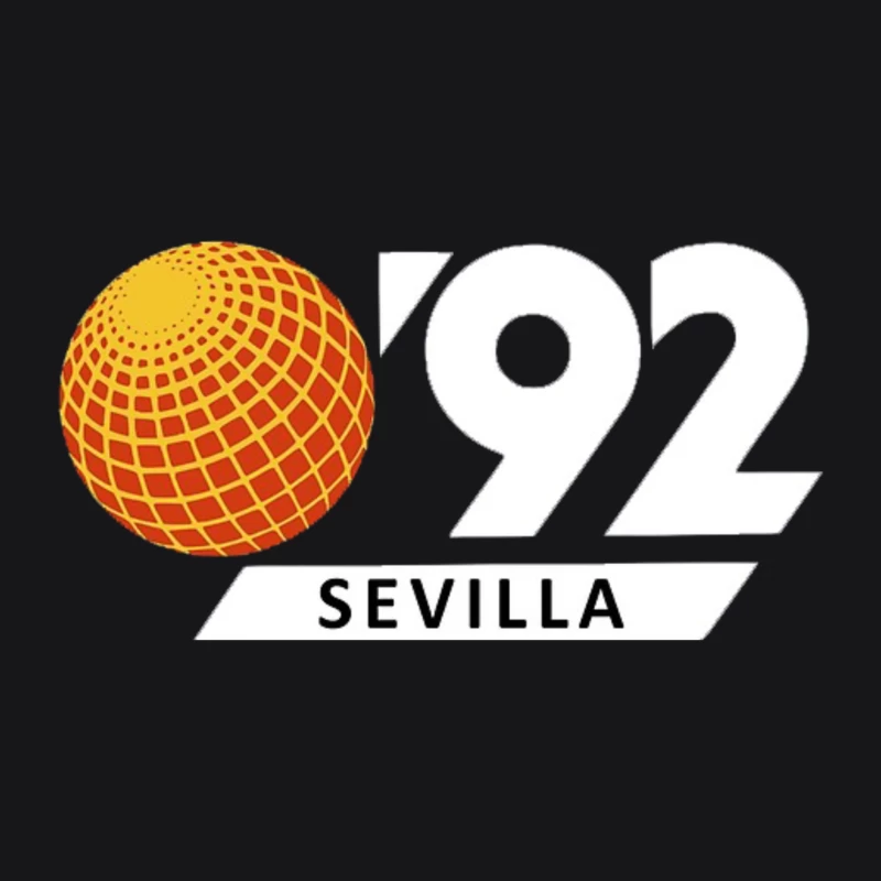 Sevilla world's fair expo Seville 1992 Male Pullover Hoodie