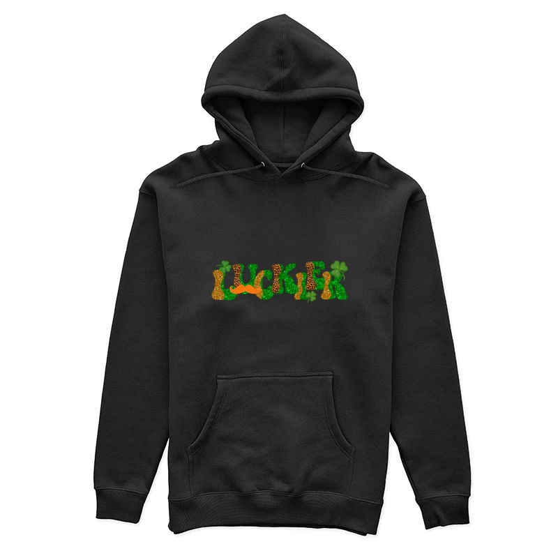 Bunter Glücksklee-Entwurf Damen Pullover Hoodie