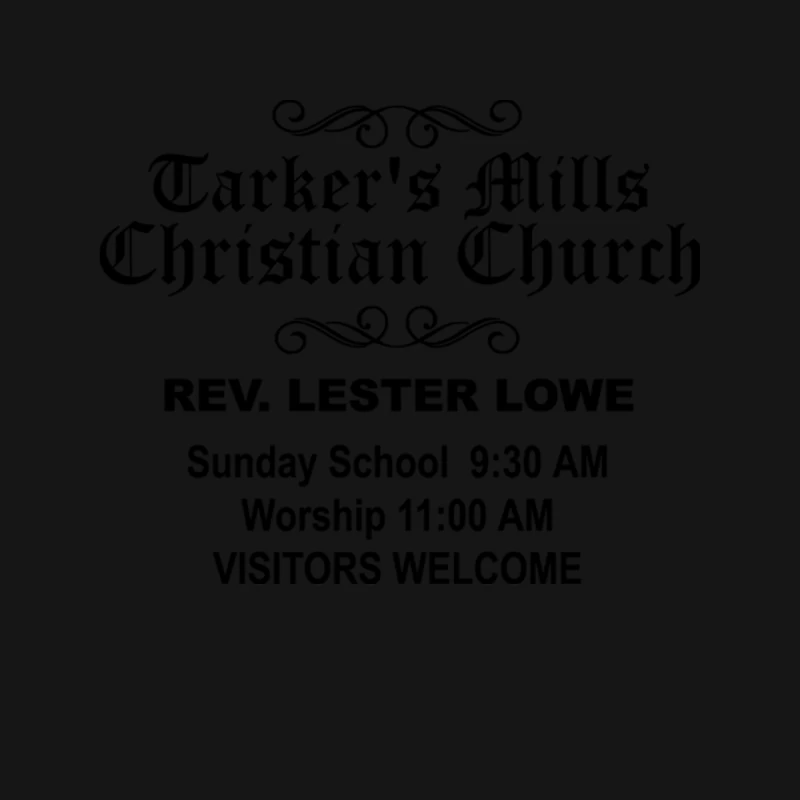 Tarker_s Mills Christian Church Mouse Pad