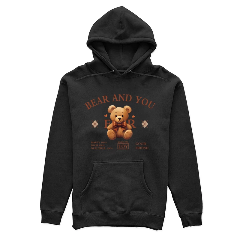 Niedlicher Teddybär für Freundschaft Damen Pullover Hoodie