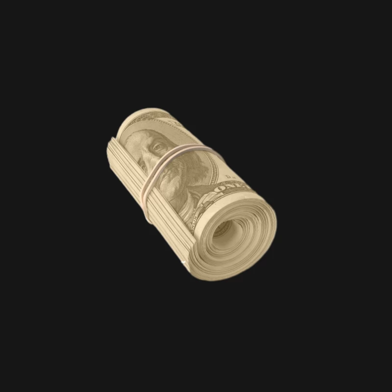 Rouleau de billets en dollars avec élastique Femme Manches Longues T-Shirt