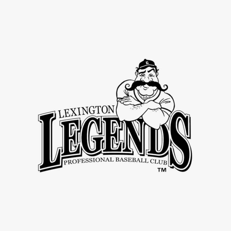 Lexington Legends Baseball Club Logo Damen Pullover Sweatshirt