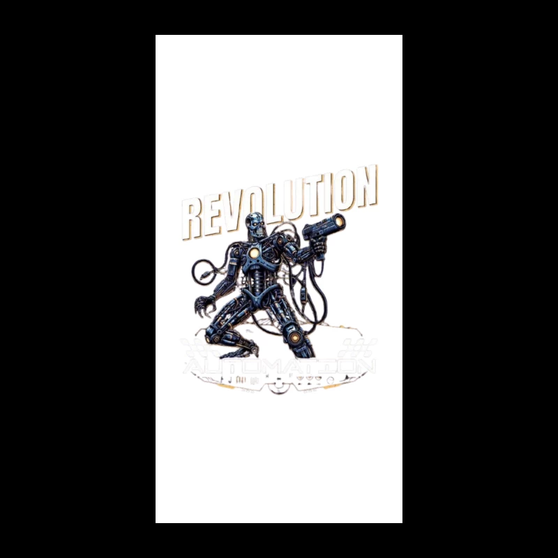 Combat Robot Revolution Sci-Fi Art iPhone Case