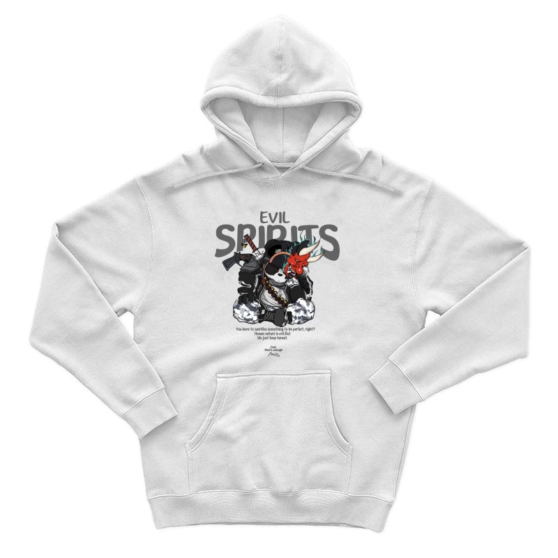 Böse Geister Krieger Panda Herren Pullover Hoodie