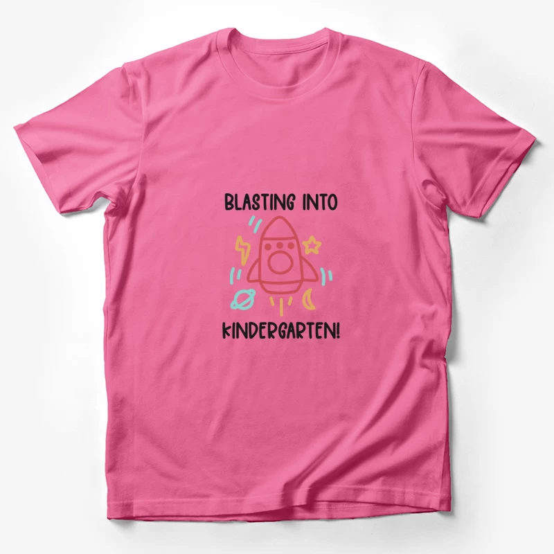 Prêt pour la maternelle avec fusée Homme T-Shirt