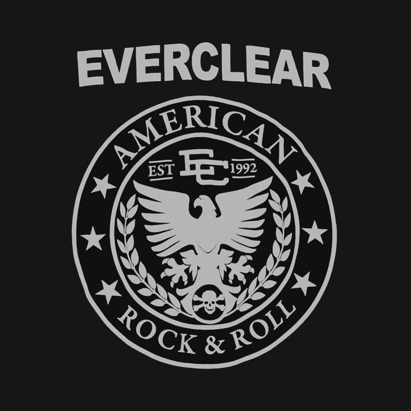 Everclear American Rock & Roll Band Emblem Est. 1992 Male T-Shirt