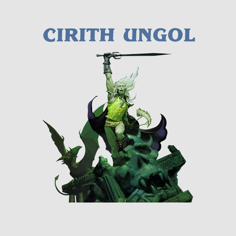 Cirith Ungol Male Pullover Hoodie