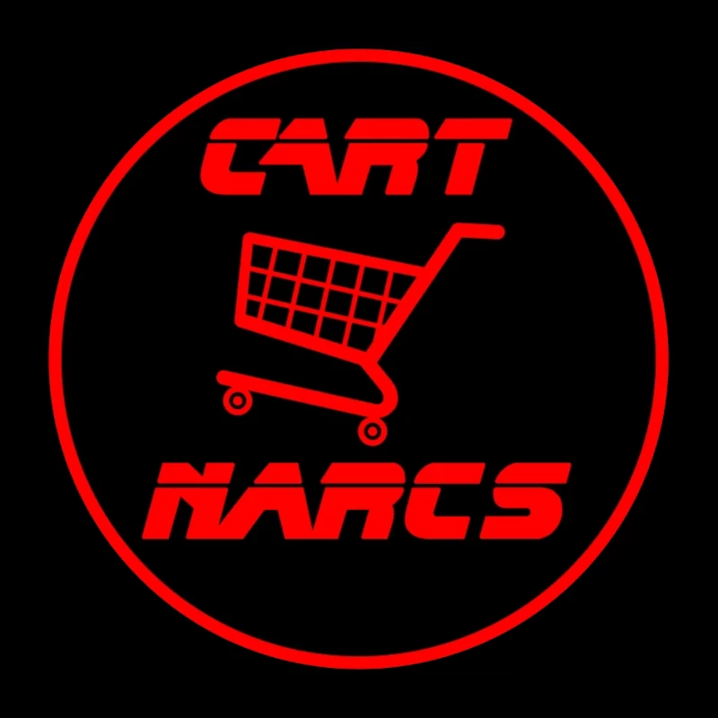 Cart Nares E-Commerce Shopping Logo Design Pin