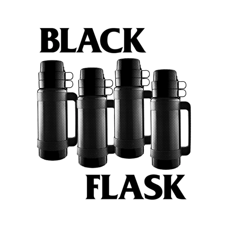 Black Flask - Black Flag Parody Design Tribute Tapestry