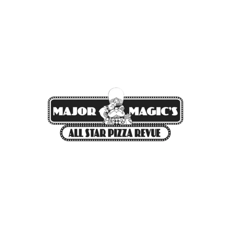 Major Magic's All Star Pizza logo Coffee Mug