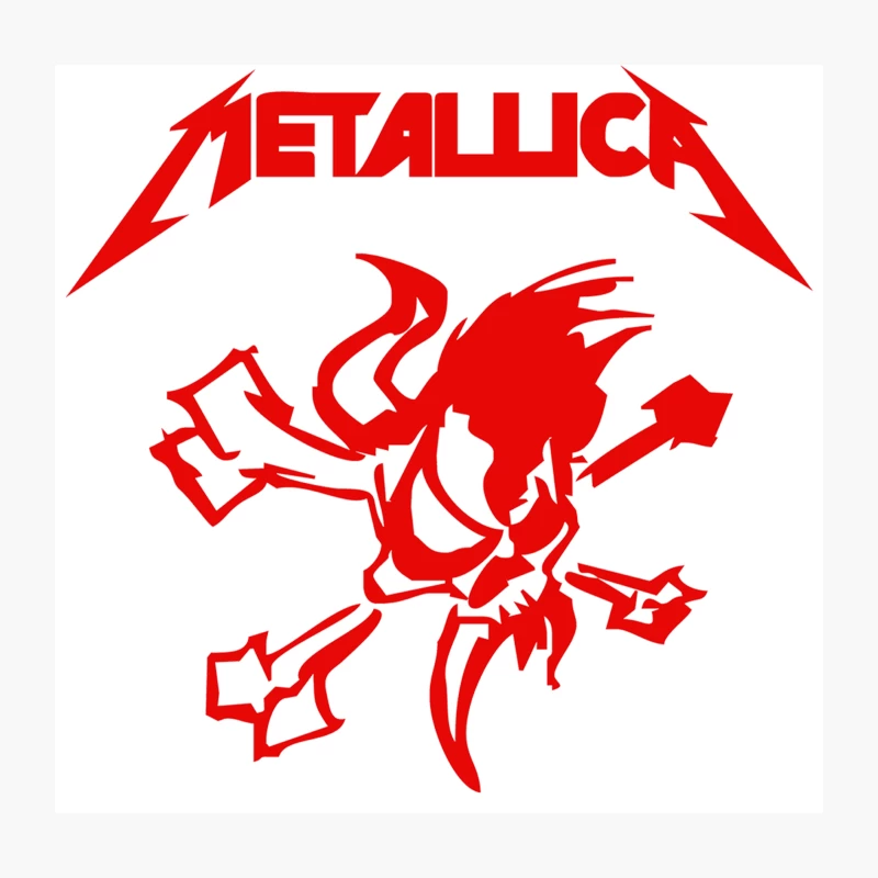 uomo METALLICA Heavy Metal rock MUSICA Throw Pillow