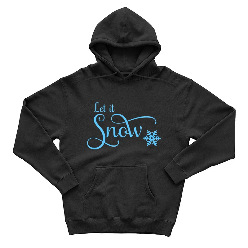 Design hivernal avec flocon et texte Homme Sweat à capuche