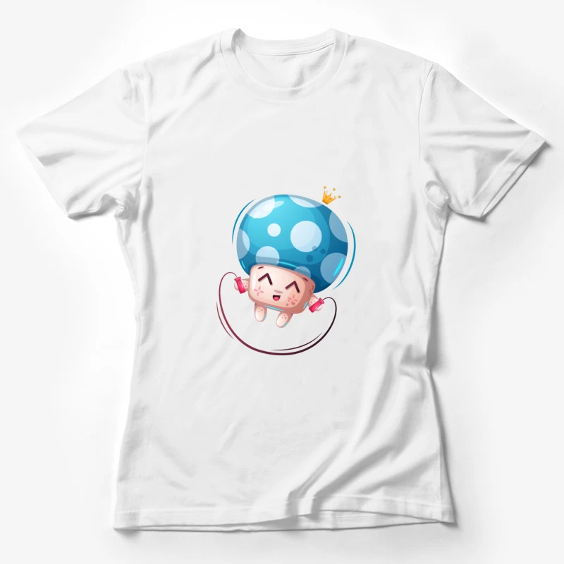 Champignon sauteur joyeux Femme T-Shirt