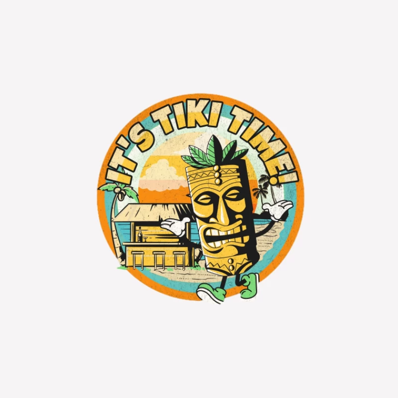 Moment de Tiki Festif Femme T-Shirt