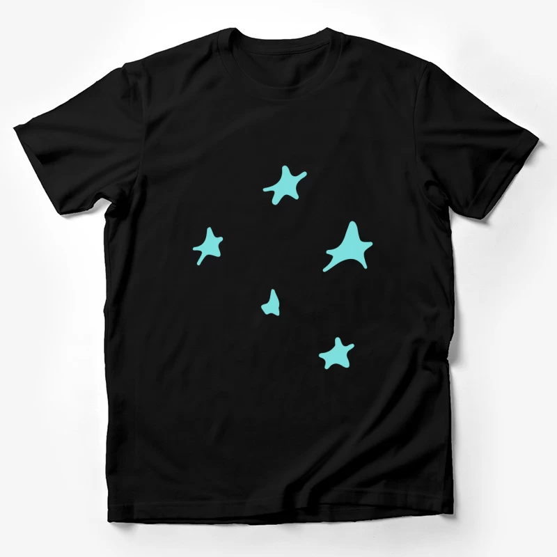 Étoiles bleues dispersées Homme T-Shirt