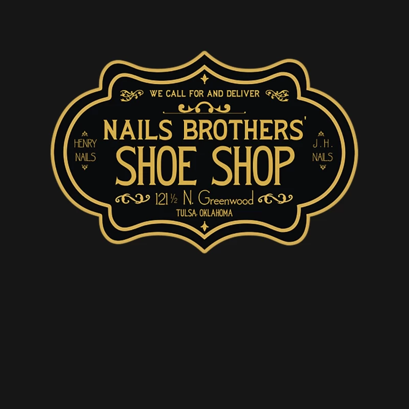 Nails Brothers Shoes - Black Wall Street - Tulsa 1921 Mouse Pad