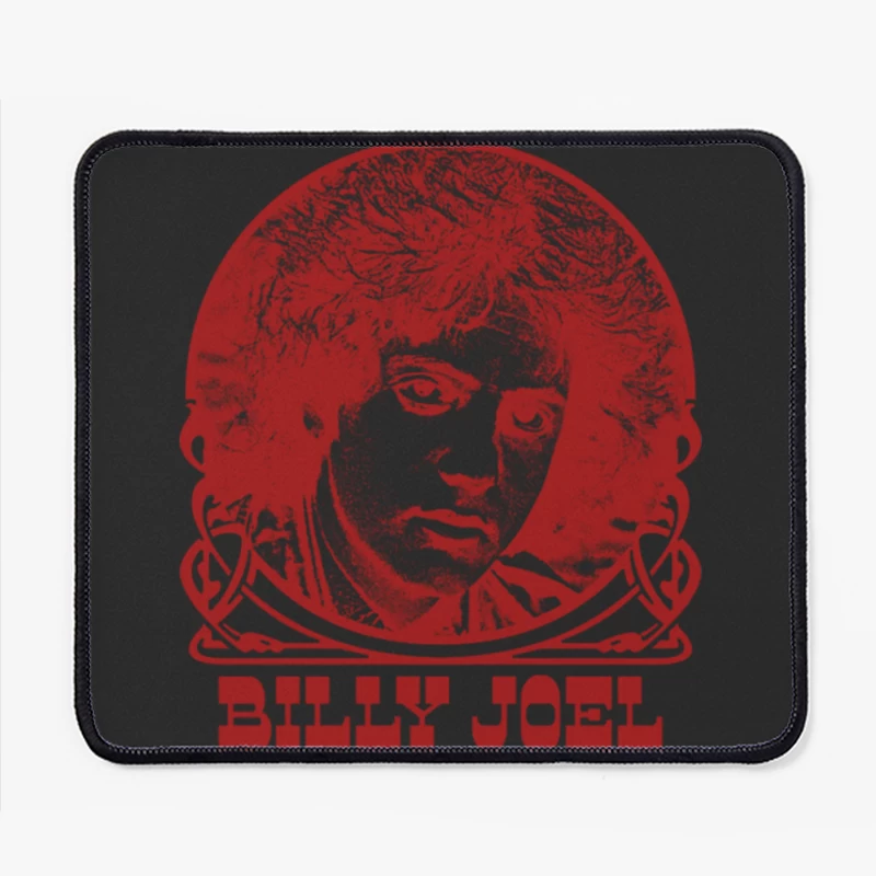 Billy Joel   Retro Style Faded Look Design Mouse Pad