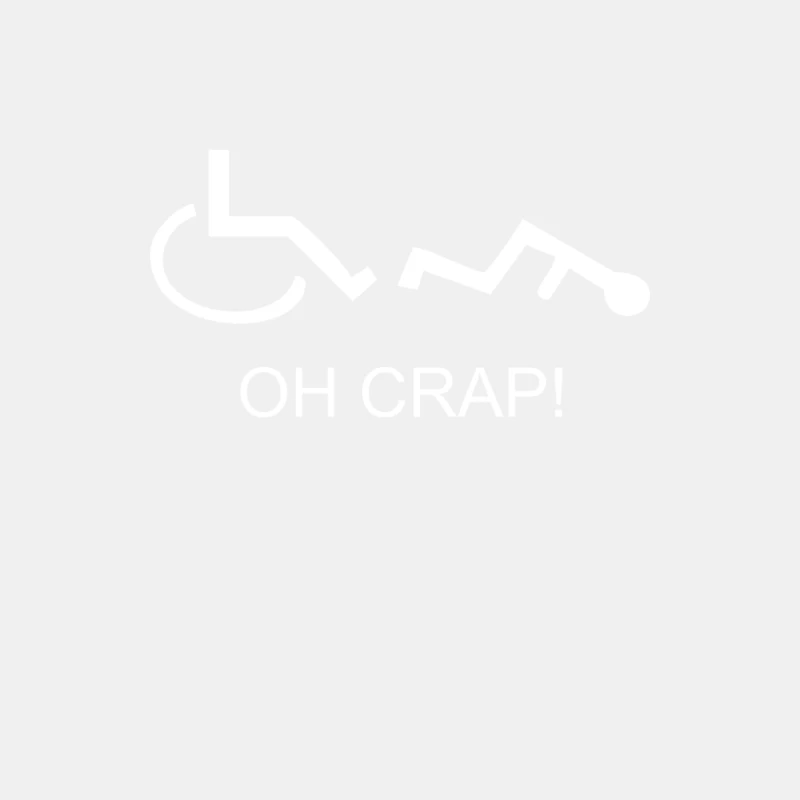 oh crap funny Male Tank Top