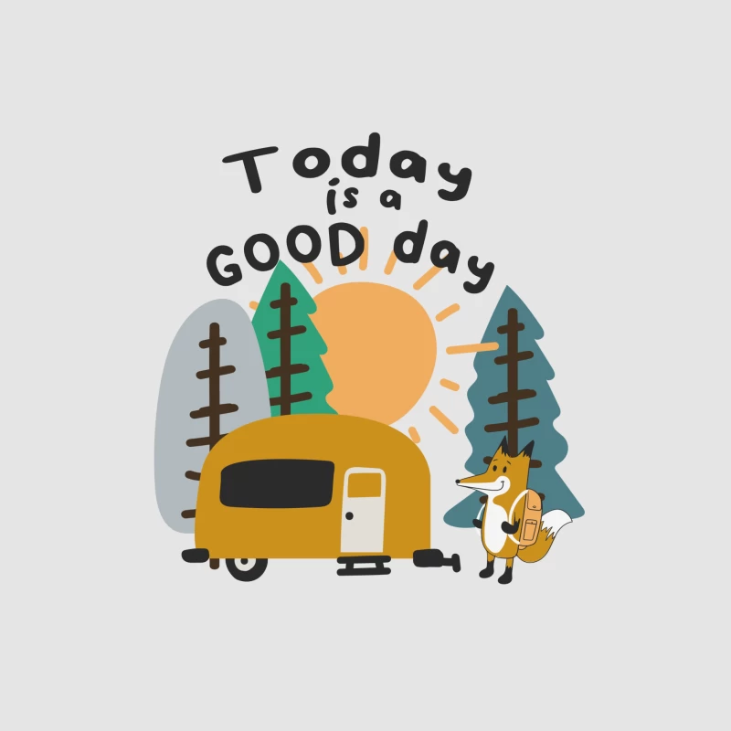 Heute ist ein guter Tag im Wald Herren Pullover Hoodie