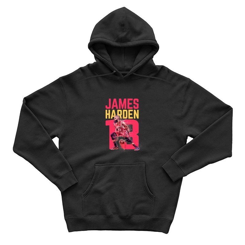 Basketballspieler James Harden Portrait Herren Pullover Hoodie