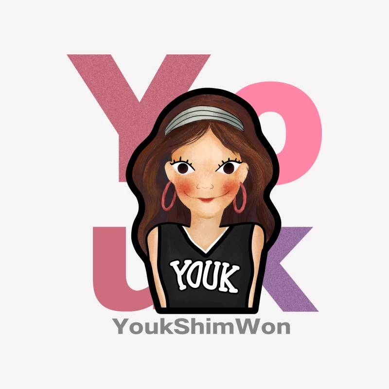 YoukShimWon Mode Illustration Herren T-Shirt