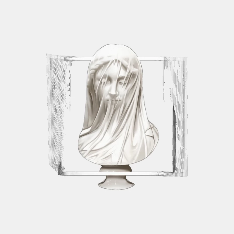 Aesthetic Statue Glitch 2 Graphic DesignIllustration Male Tank Top