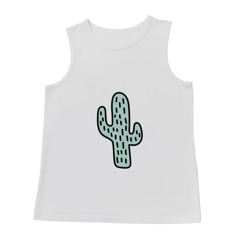 Cactus Dessiné à la Main Homme Débardeur