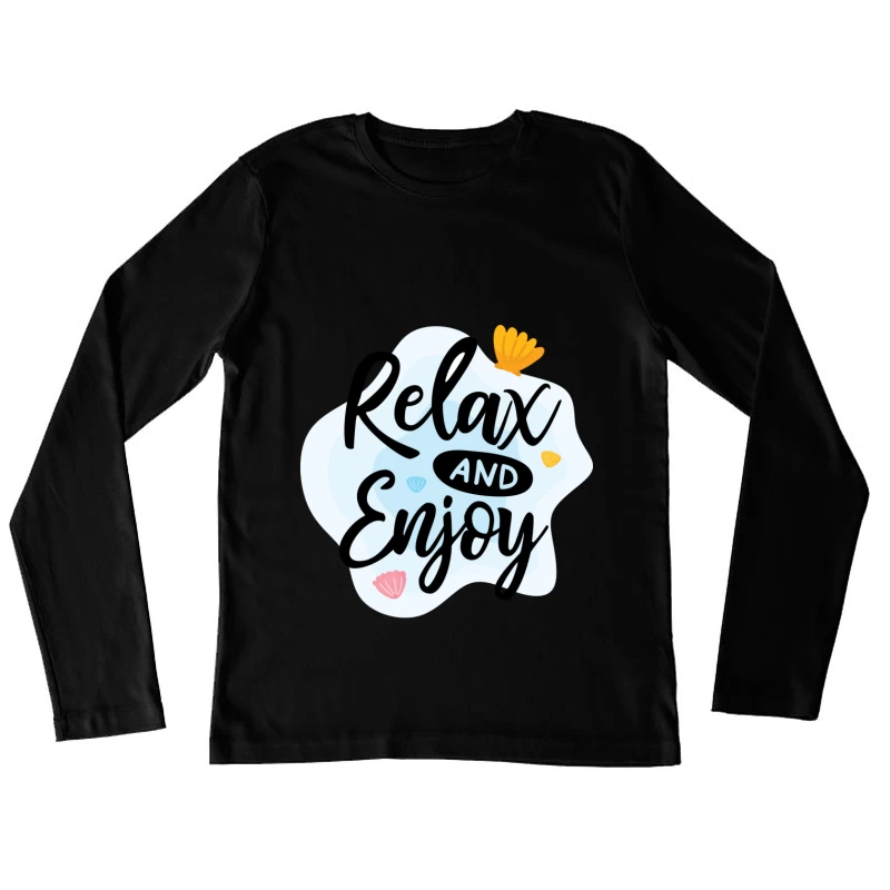 Détendez-vous et profitez avec style Femme Manches Longues T-Shirt