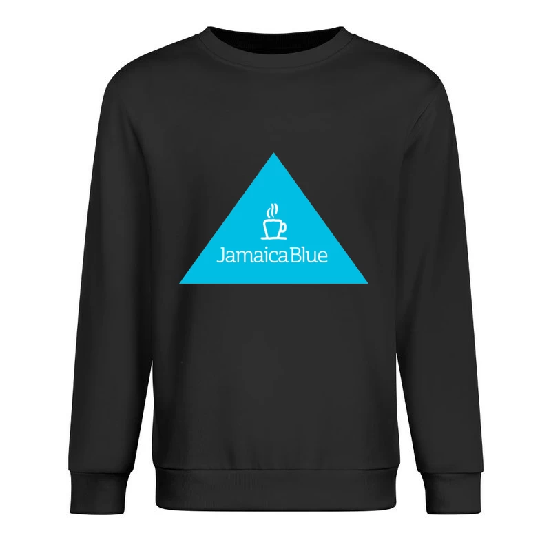 Jamaica Blue Coffee Brand Triangle Logo Male Pullover Sweatshirt