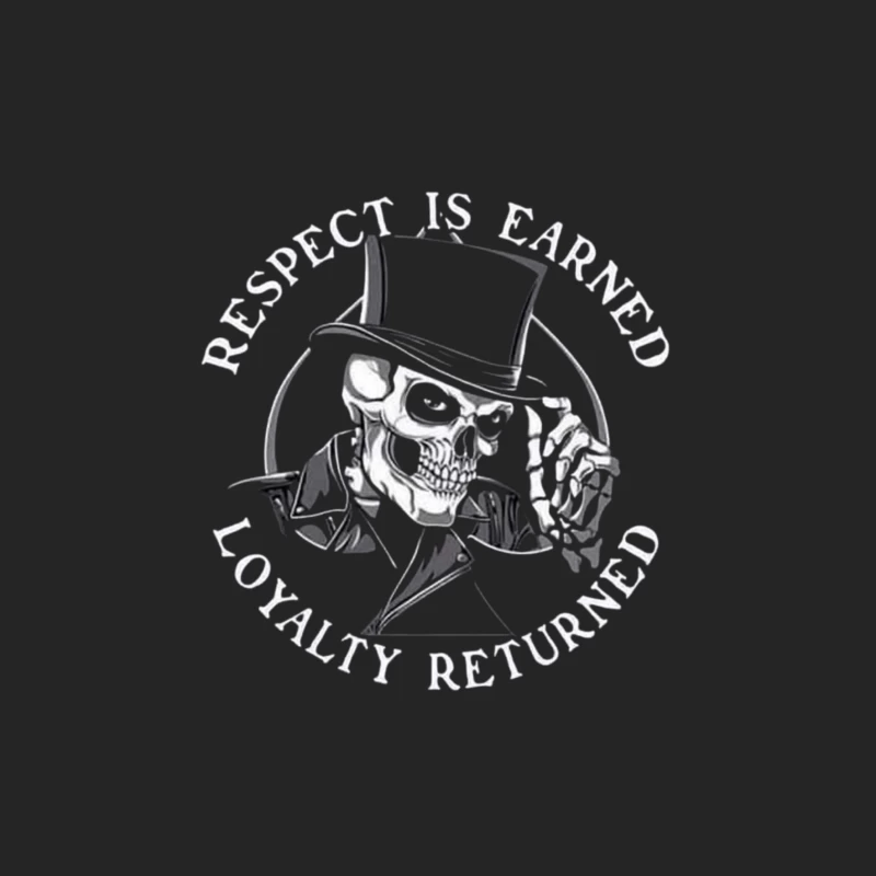 Respect and Loyalty Graphic Male Pullover Sweatshirt