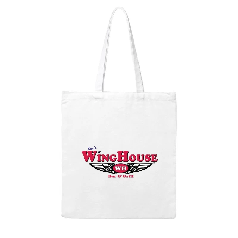 Wing House Bar & Grill 3 Cotton Tote Bag