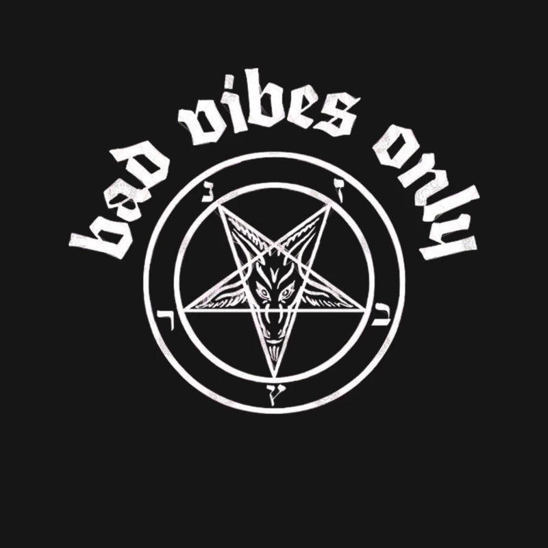 Bad Vibes Only ††† Mouse Pad