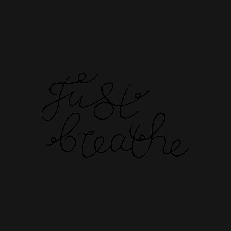 Motivation et calme: Juste Respirer Femme T-Shirt