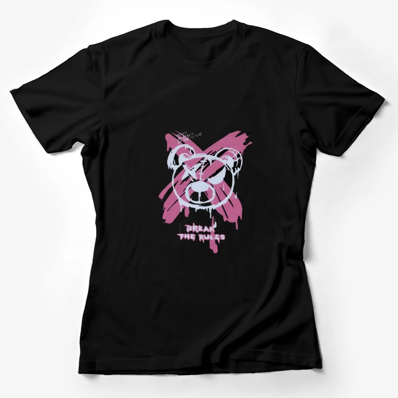 Mutiger Bär und Rebellikone Damen T-Shirt