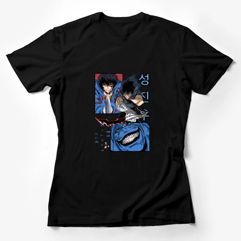 Epischer Kampf zwischen Charakteren Damen T-Shirt