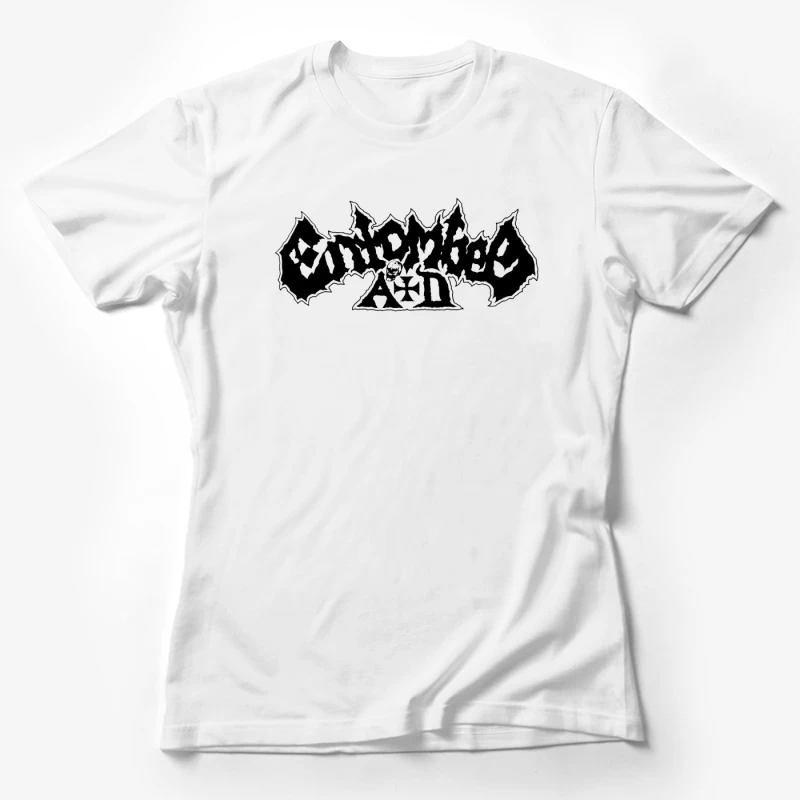 Entombed Black Logo Female T-Shirt