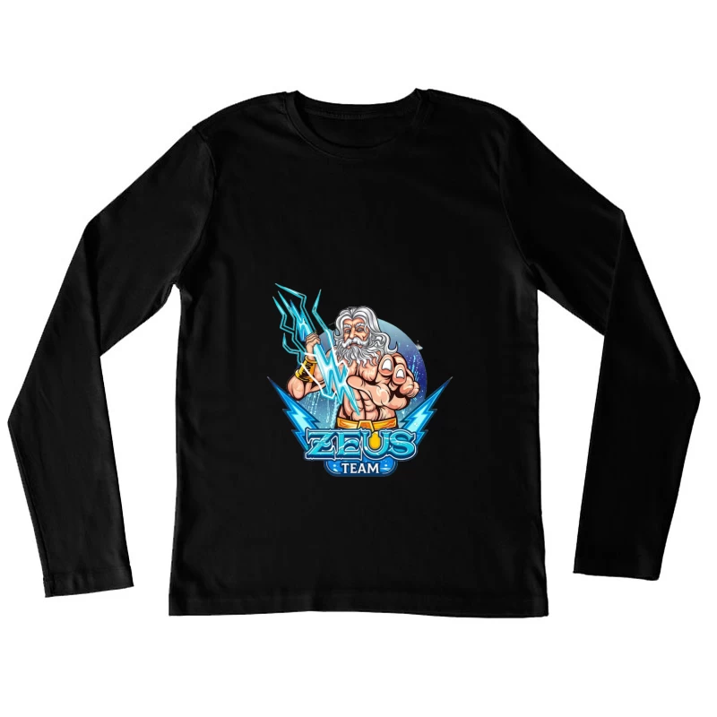 Team zeus logo Design Female Long Sleeve T-Shirt