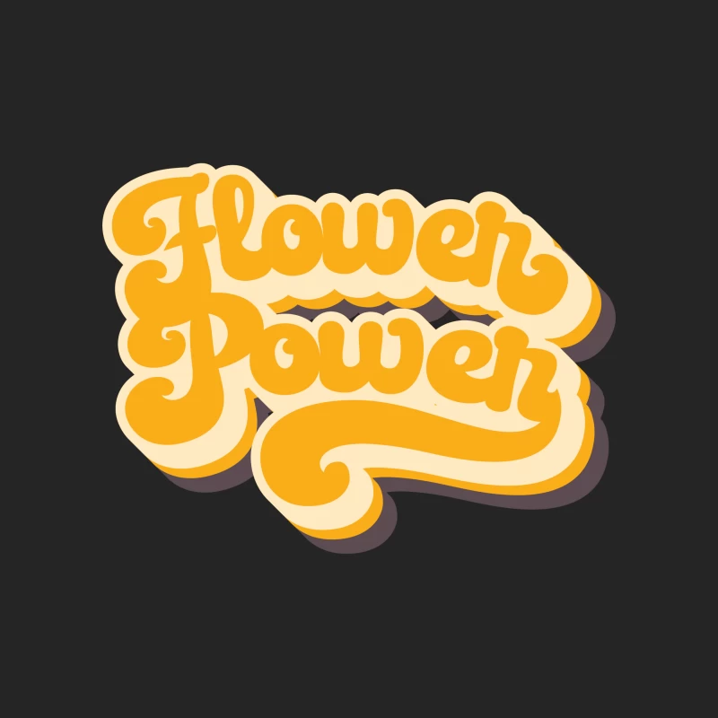 Flower Power Retro Design Herren Pullover Sweatshirt