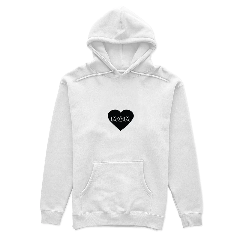 Design de coeur avec texte 'MOM' Femme Sweat à capuche