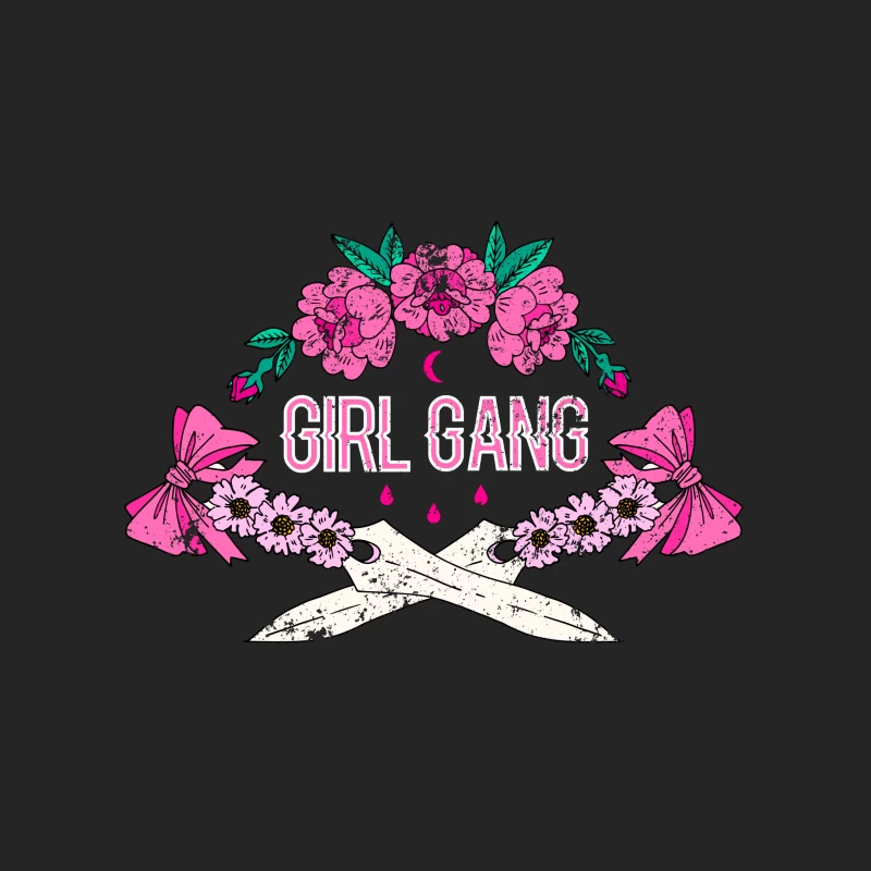 Sorcellerie Florale de la Girl Gang Homme Sweat-shirt à enfiler
