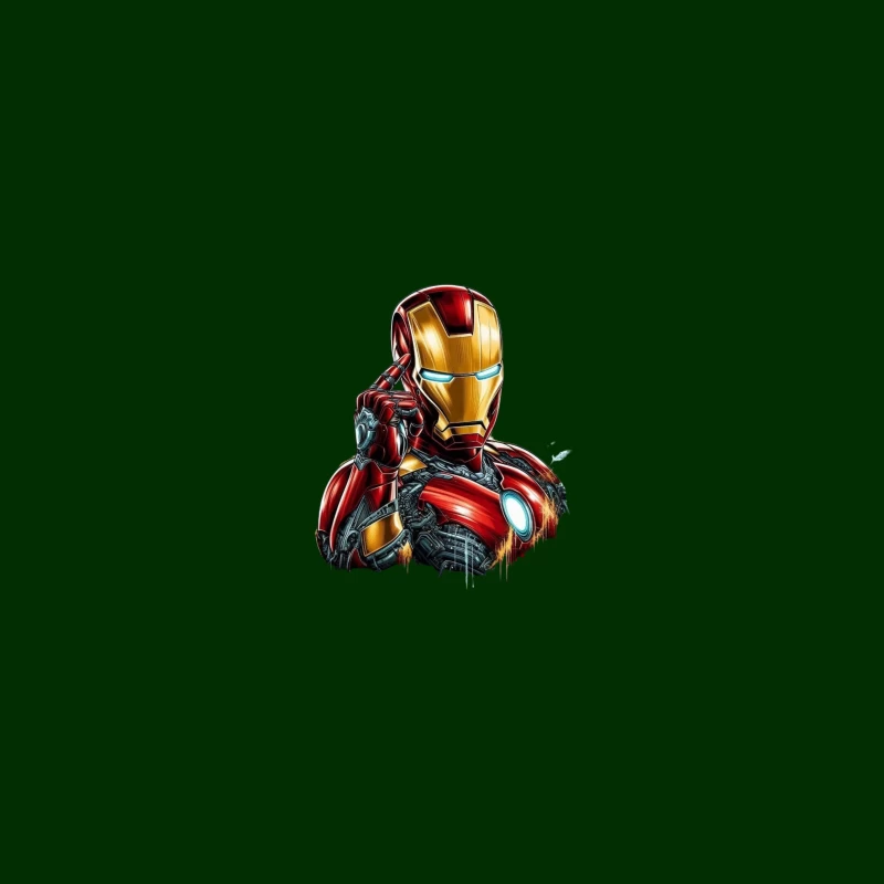Iron Man Artwork Desk Mat
