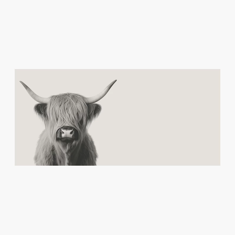 Majestic Highland Cattle: A Close-up Portrait Coffee Mug