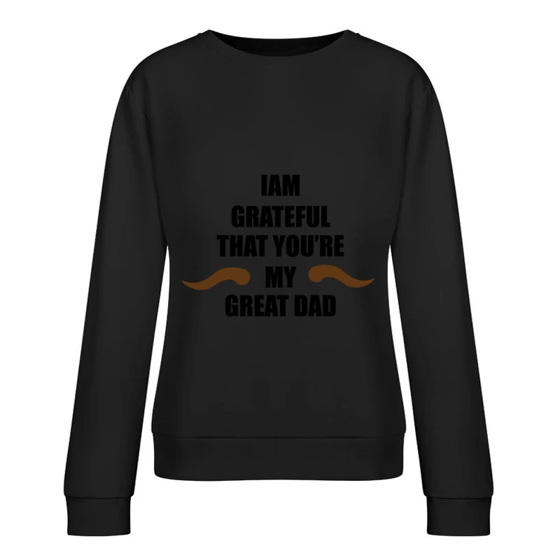 Moustache dessinée en pixels Femme Sweat-shirt à enfiler