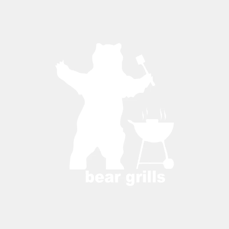 Bear Grills BBQ Funny Male Tank Top
