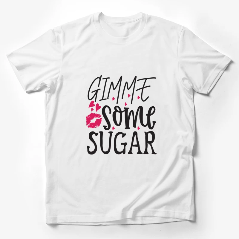 Motif Romantique avec Rouge à Lèvres Homme T-Shirt