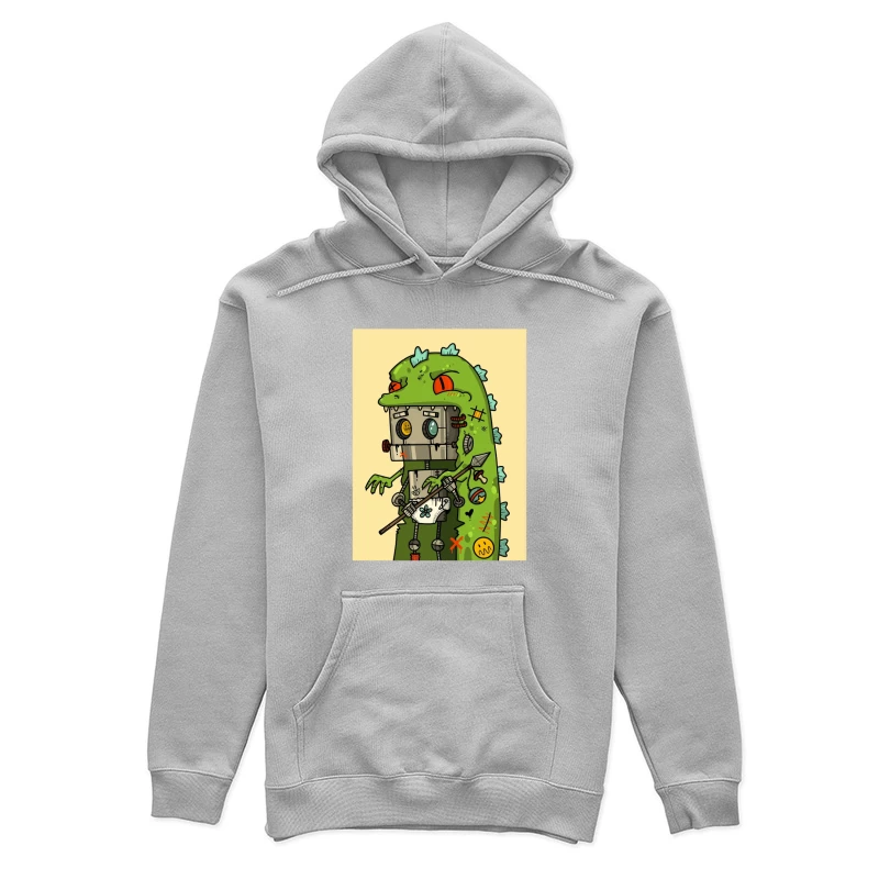 Robokite in Dinosaur Costume Female Pullover Hoodie