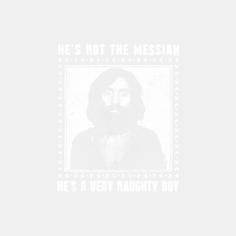 Charles Manson  He_s Not The Messiah Male Tank Top