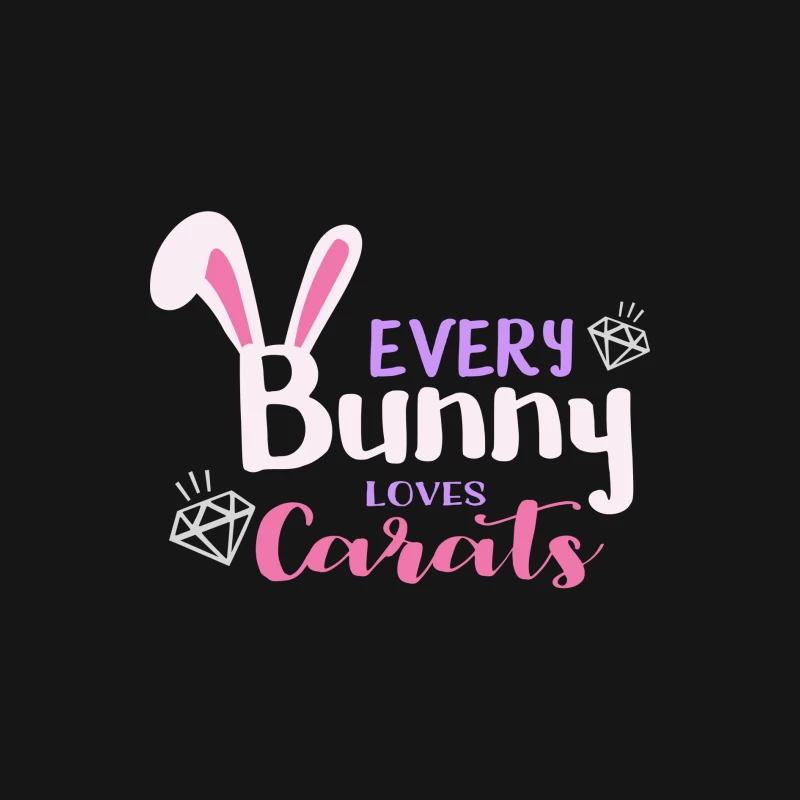 Chaque Lapin Aime les Carats Femme Manches Longues T-Shirt