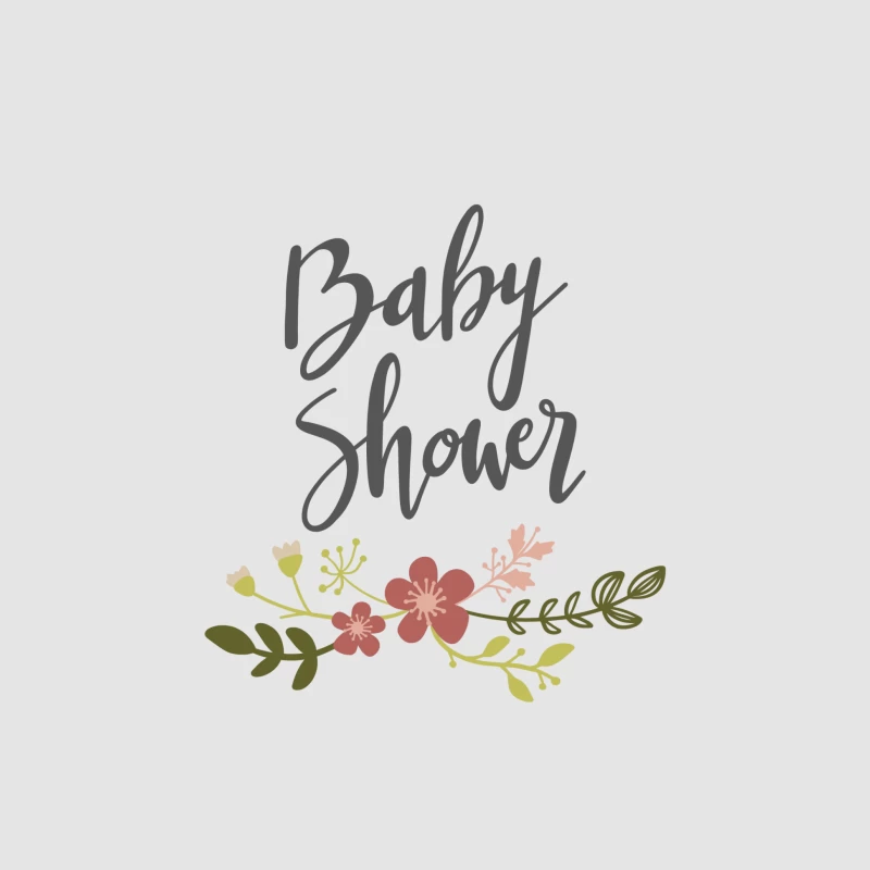 Décoration de Fleurs pour Baby Shower Homme Sweat à capuche